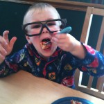 Dylan glasses eating, picky eaters