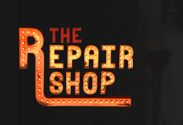 the repair shop show logo