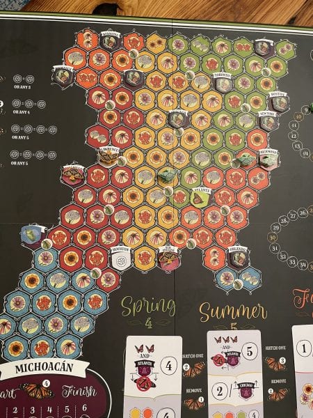 mariposas board game